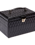 Wolf Caroline E-Large Jewellery Case Black