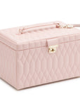 Wolf Caroline Large Jewellery Case Rose Quartz