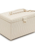 Wolf Caroline Large Jewellery Case Ivory