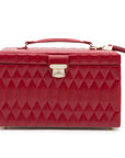 Wolf Caroline Large Jewellery Case Red