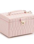 Wolf Caroline Medium Jewellery Case Rose Quartz