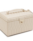 Wolf Caroline Medium Jewellery Case Ivory