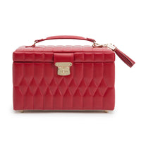 Wolf Caroline Medium Jewellery Case Red