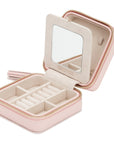 Wolf Caroline Zip Travel Case Rose Quartz