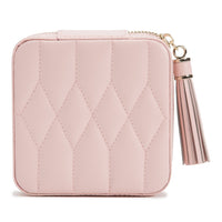 Wolf Caroline Zip Travel Case Rose Quartz