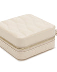 Wolf Caroline Zip Travel Case Ivory