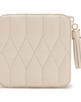 Wolf Caroline Zip Travel Case Ivory