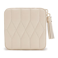 Wolf Caroline Zip Travel Case Ivory