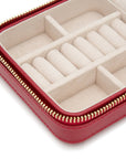 Wolf Caroline Zip Travel Case Red