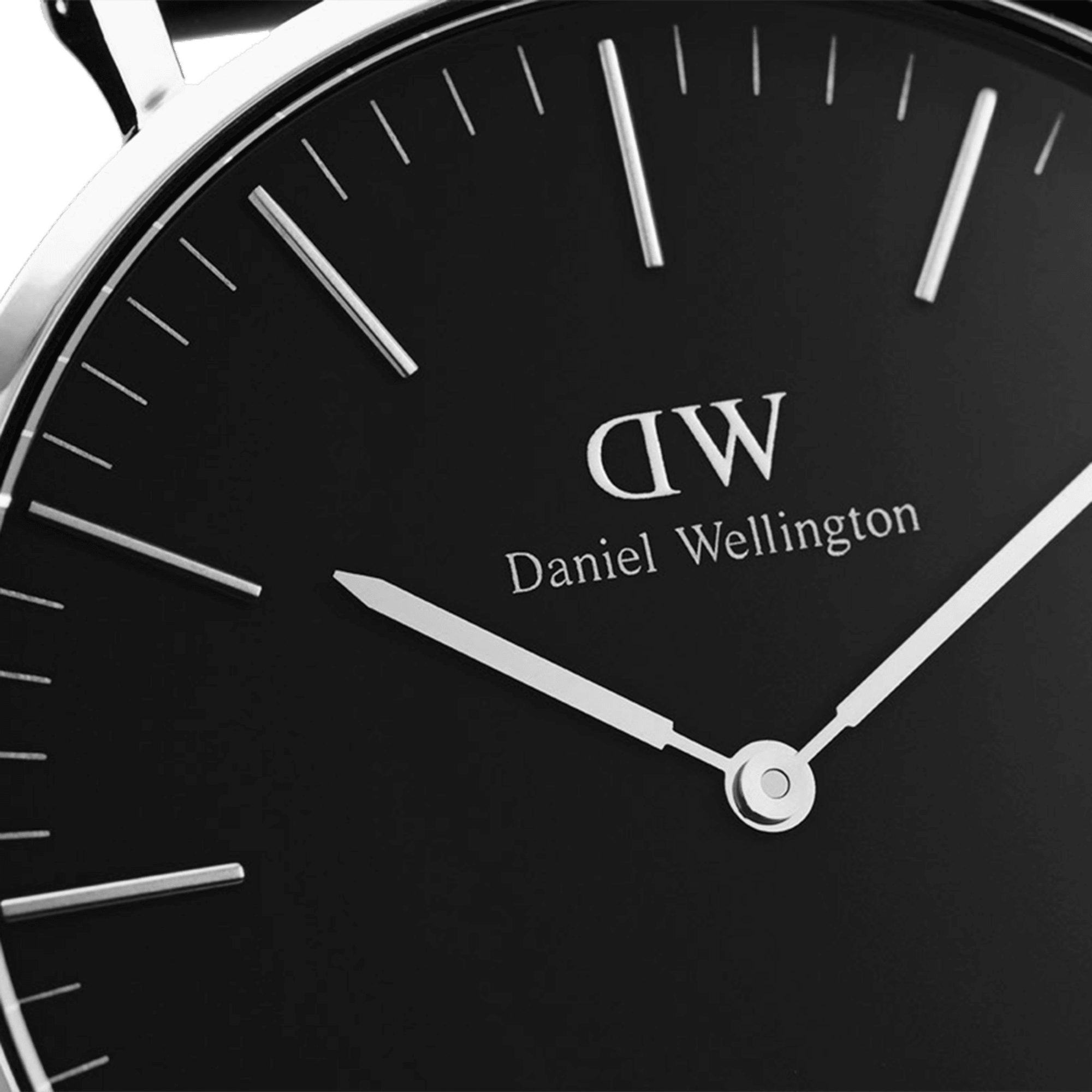 Daniel Wellington Classic 36 York Silver &amp; Black Watch