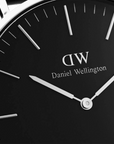 Daniel Wellington Classic 36 York Silver & Black Watch