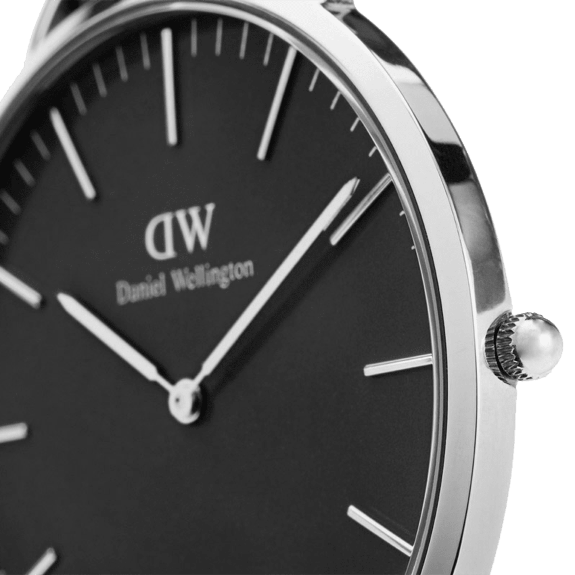 Daniel Wellington Classic 36 York Silver &amp; Black Watch