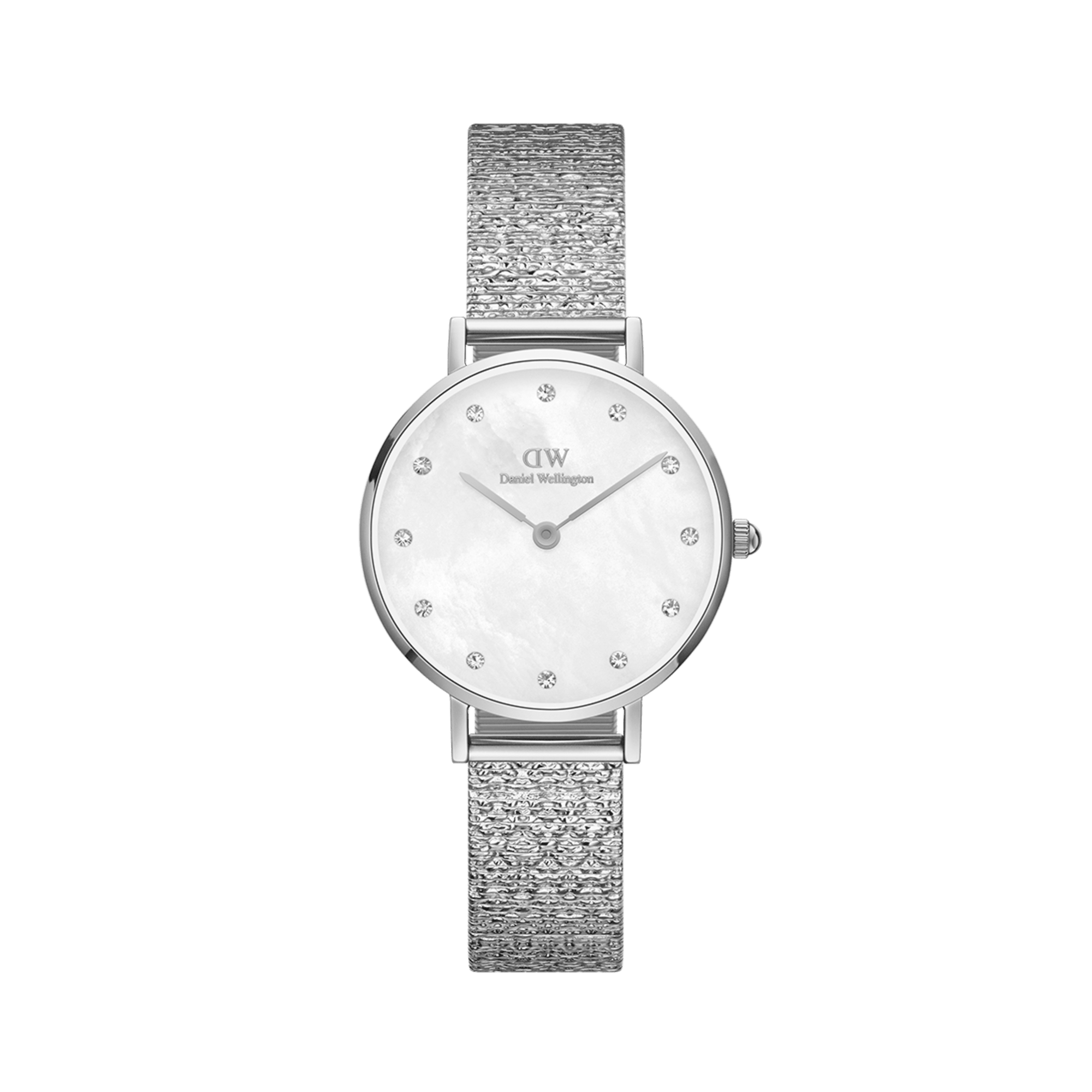 Daniel Wellington Petite 28 Lumine Silver Mother of Pearl White Watch