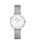 Daniel Wellington Petite 28 Lumine Silver Mother of Pearl White Watch