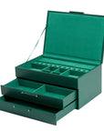 Wolf Sophia Jewellery Box Forrest Green