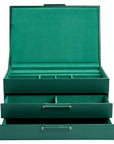 Wolf Sophia Jewellery Box Forrest Green