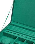 Wolf Sophia Jewellery Box Forrest Green