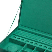 Wolf Sophia Jewellery Box Forrest Green