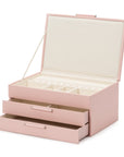 Wolf Sophia Jewellery Box Rose Quartz