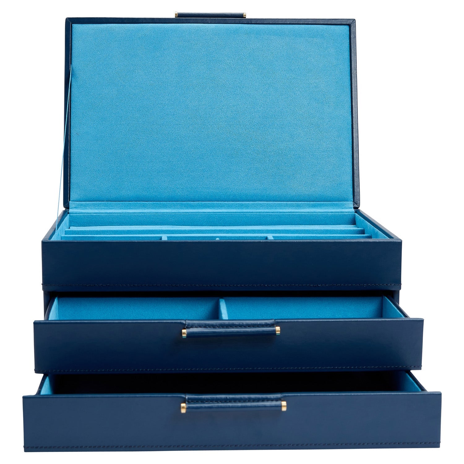 Wolf Sophia Jewellery Box Indigo