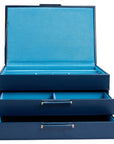 Wolf Sophia Jewellery Box Indigo