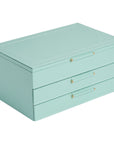 Wolf Sophia Jewellery Box Jade