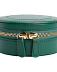 Wolf Sophia Mini Round Zip Case Forest Green