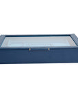 Wolf Sophia Jewellery Box with Window Indigo