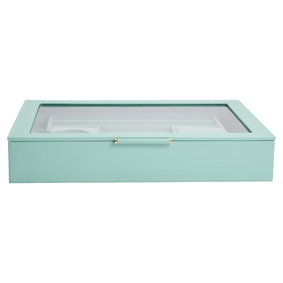 Wolf Sophia Jewellery Box with Window Jade