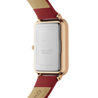 Daniel Wellington Quadro 29x36.5 Pressed Suffolk Rose Gold & White Watch