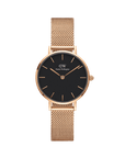 Daniel Wellington Petite 32 Melrose Rose Gold & Black Watch