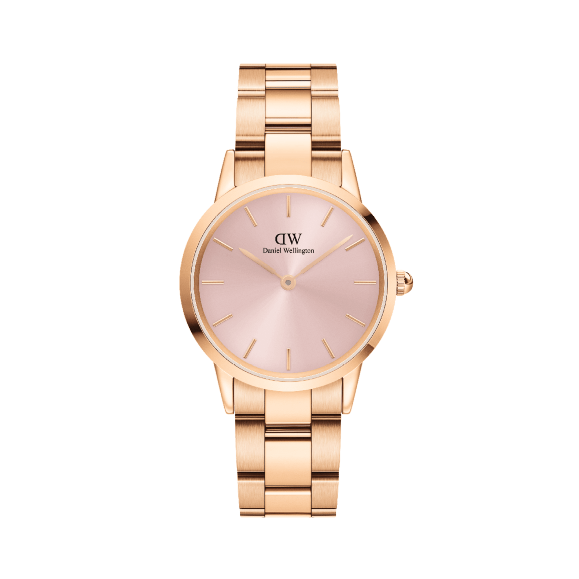 Daniel Wellington Iconic Link 32 Rose Gold &amp; Light Pink Watch