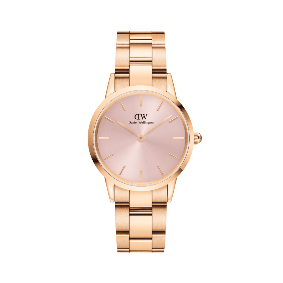 Daniel Wellington Iconic Link 32 Rose Gold & Light Pink Watch