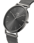 Daniel Wellington Classic 40 Anthracite Grey Sunray Watch