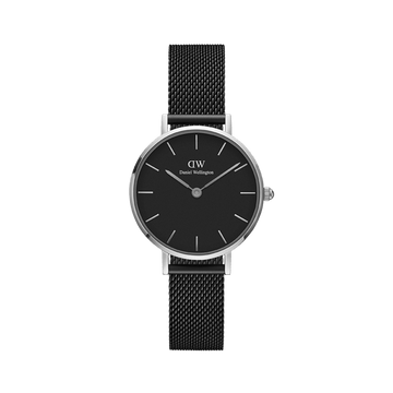 Daniel Wellington Petite 32 Ashfield Silver & Black Watch