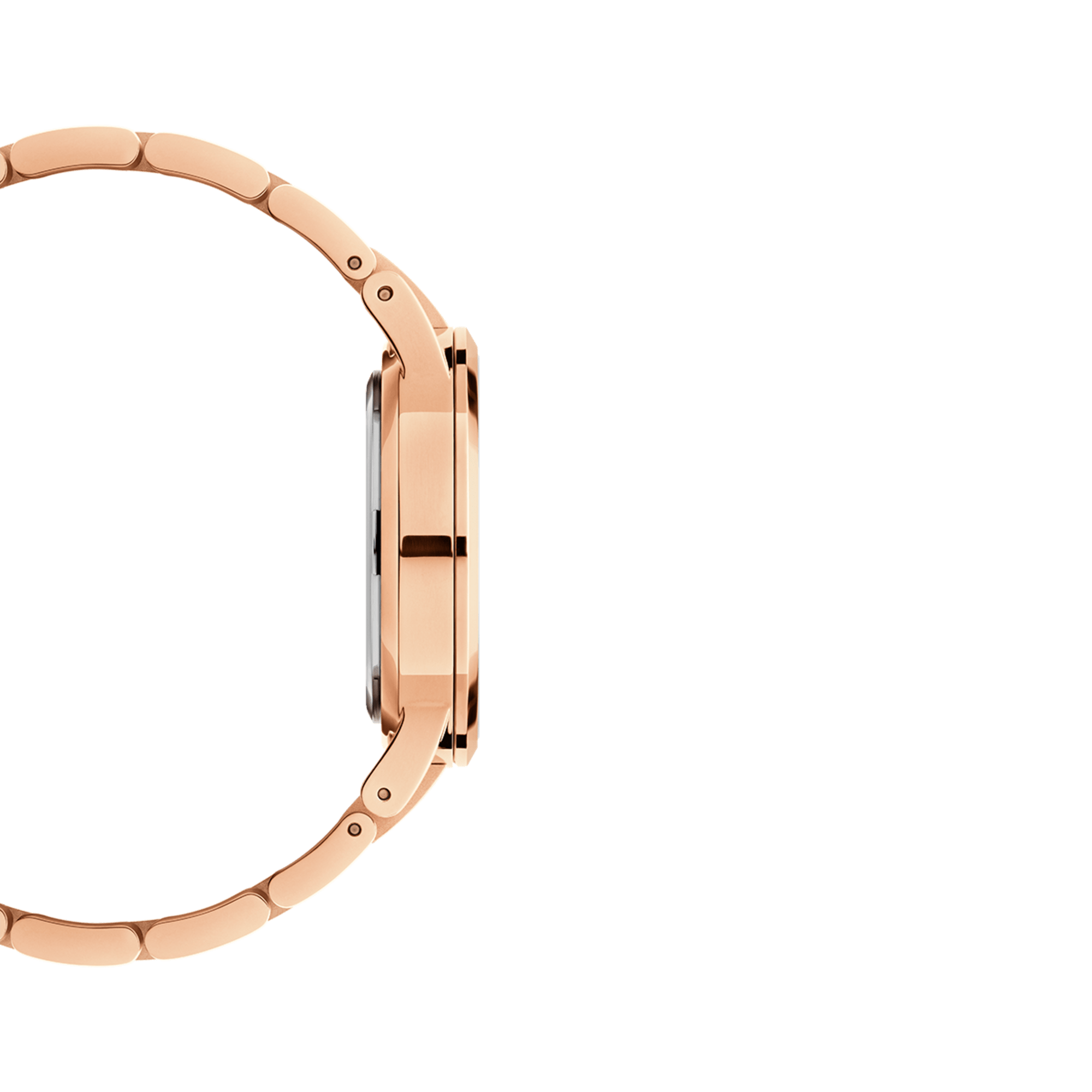 Daniel Wellington Iconic Link 36 Rose Gold &amp; White Watch