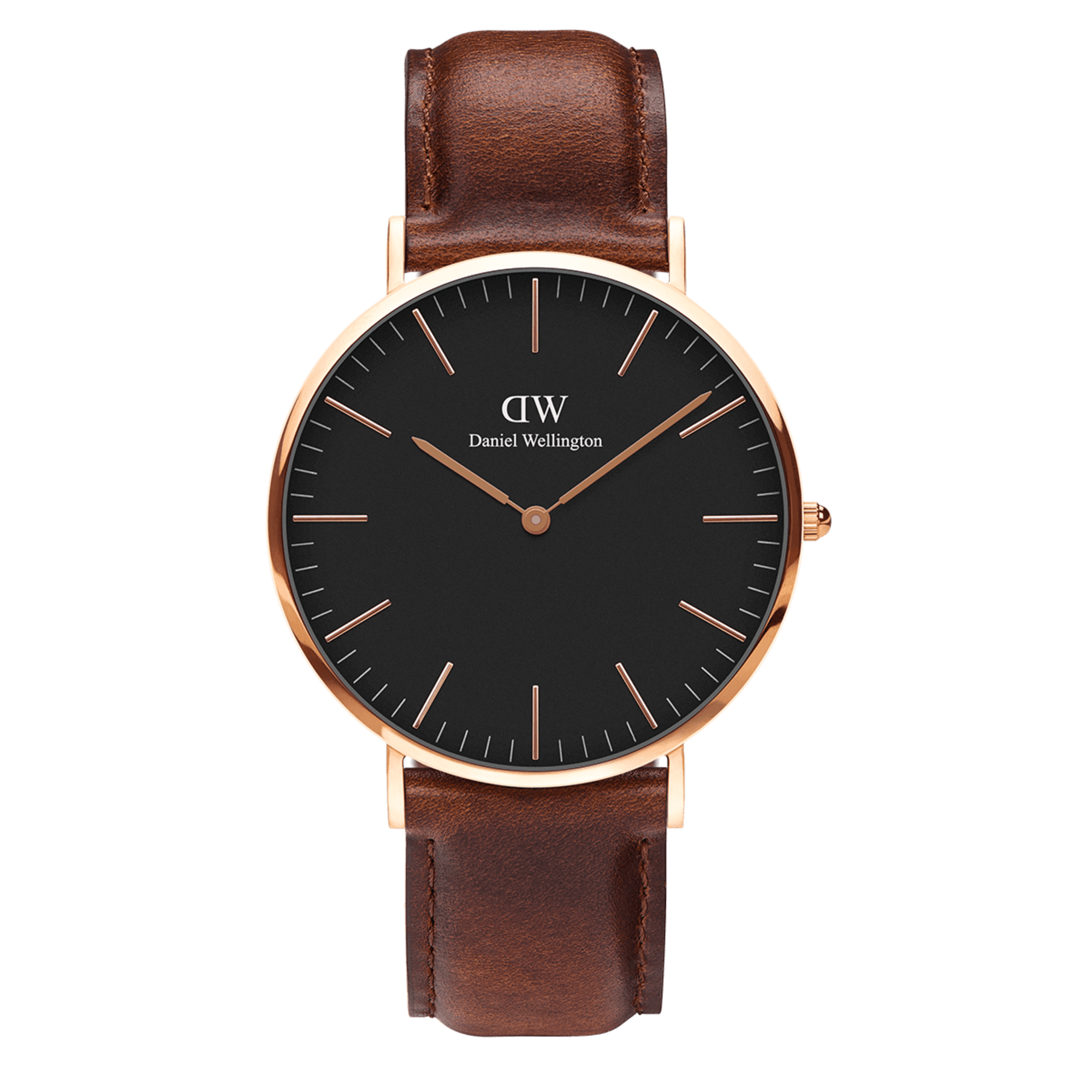 Daniel Wellington Classic 40 St Mawes Rose Gold &amp; Black Watch