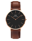 Daniel Wellington Classic 40 St Mawes Rose Gold & Black Watch