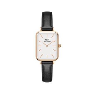 Daniel Wellington Quadro 20X26 Pressed Sheffield Rose Gold & White Watch