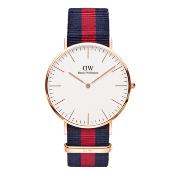 Daniel Wellington Classic 40 Oxford Rose Gold & White Watch