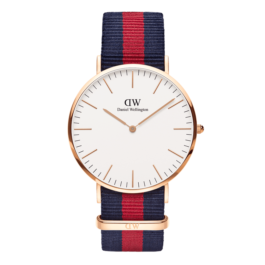 Daniel Wellington Classic 40 Oxford Rose Gold & White Watch