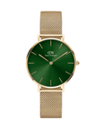 Daniel Wellington Petite Emerald 28 Gold & Green Watch