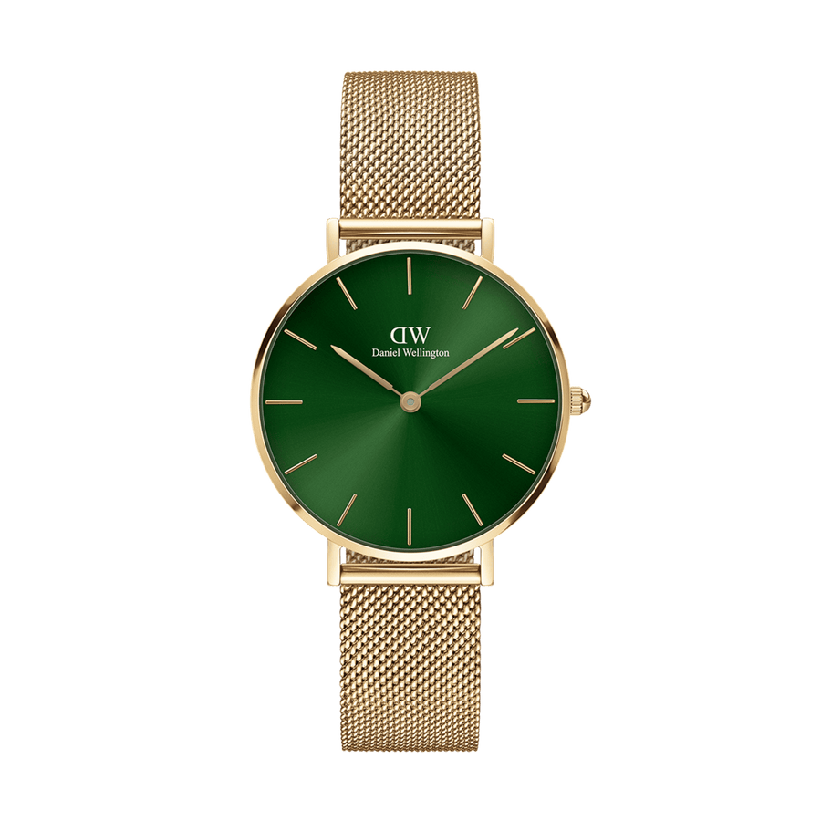 Daniel Wellington Petite Emerald 28 Gold & Green Watch