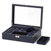 Wolf Howard Watch Box Navy