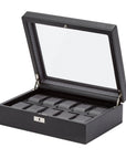 Wolf Viceroy 10 Pc Watch Box Black