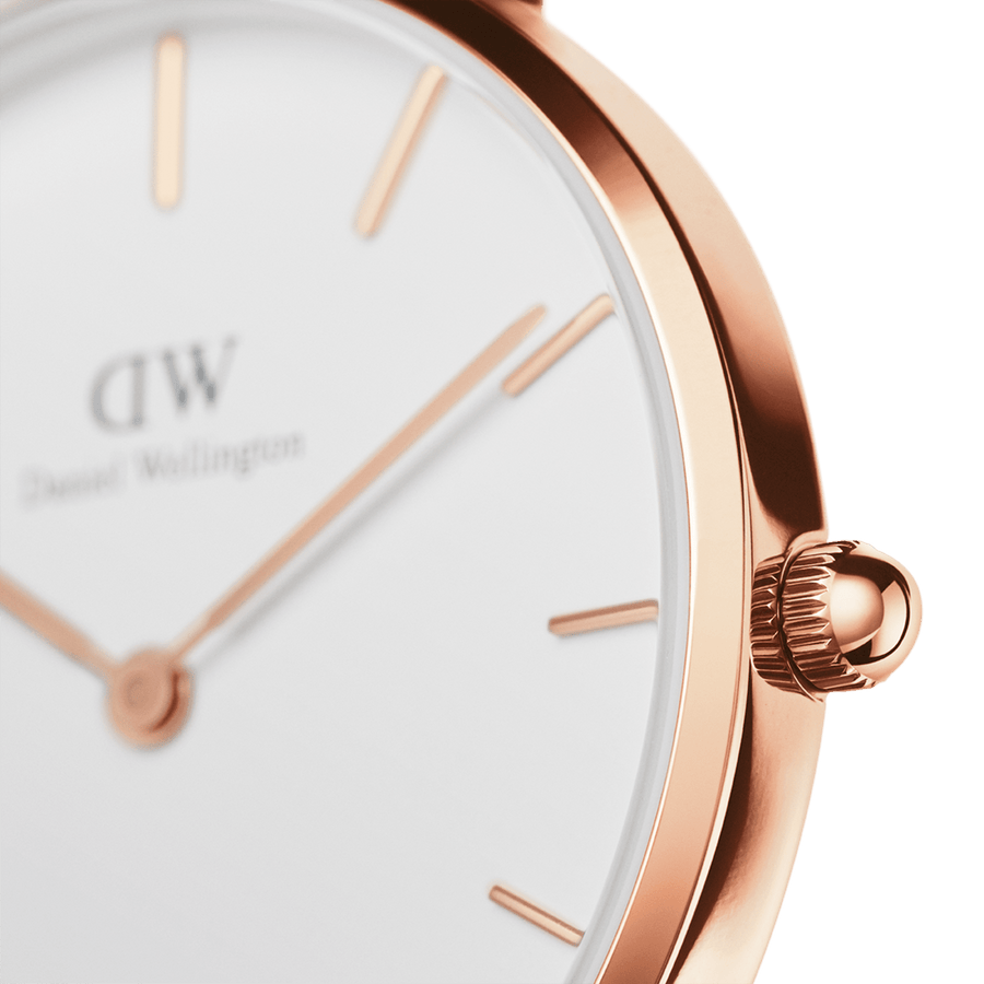 Daniel Wellington Petite 32 York Rose Gold & White Watch