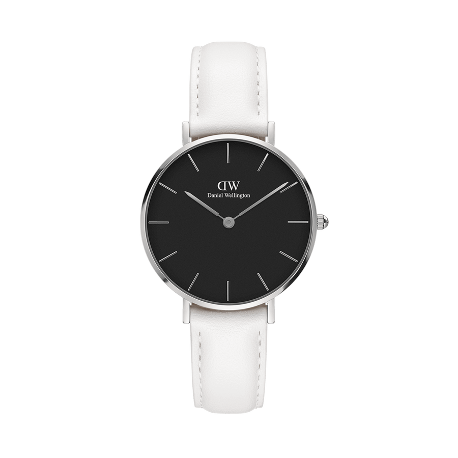 Daniel Wellington Petite 32 Bondi Silver & Black Watch