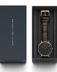 Daniel Wellington Classic 40 York Rose Gold & Black Watch