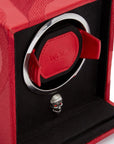 Wolf Memento Mori Cub Watch Winder Red