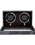 Wolf Memento Mori Double Cub Watch Winder Black